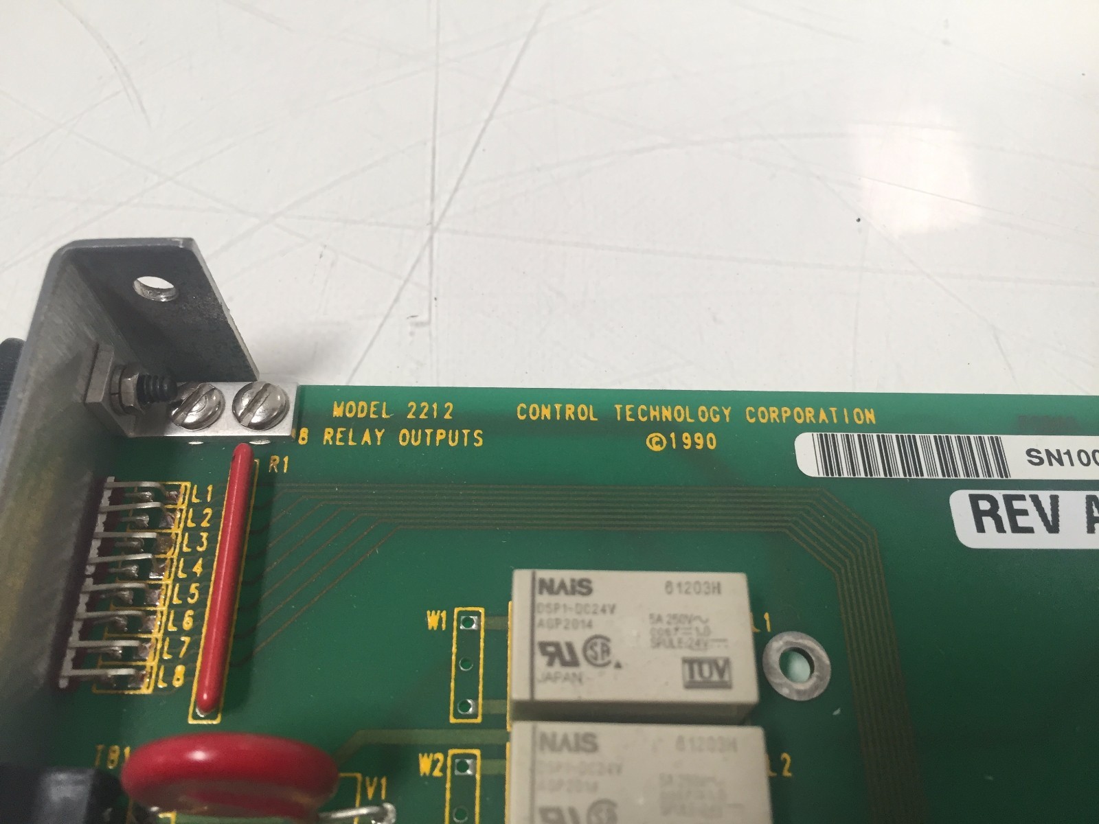 Control Technology Corp. 2212 8 Relay Outputs