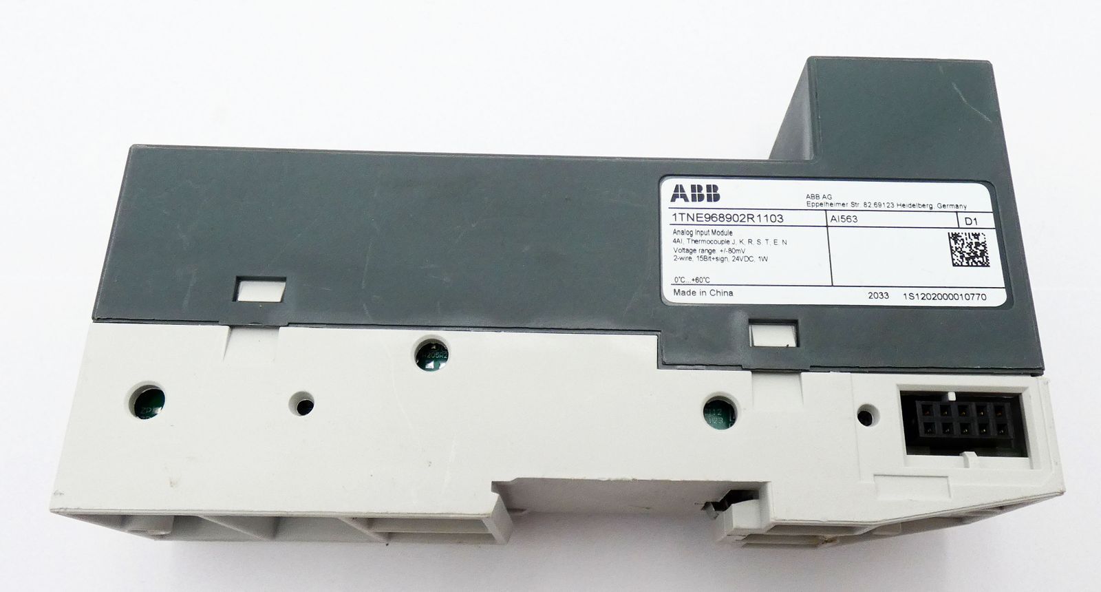 ABB AI563 1TNE968902R1103 E:D1 Analog Input Module -Unused/Attn.2-