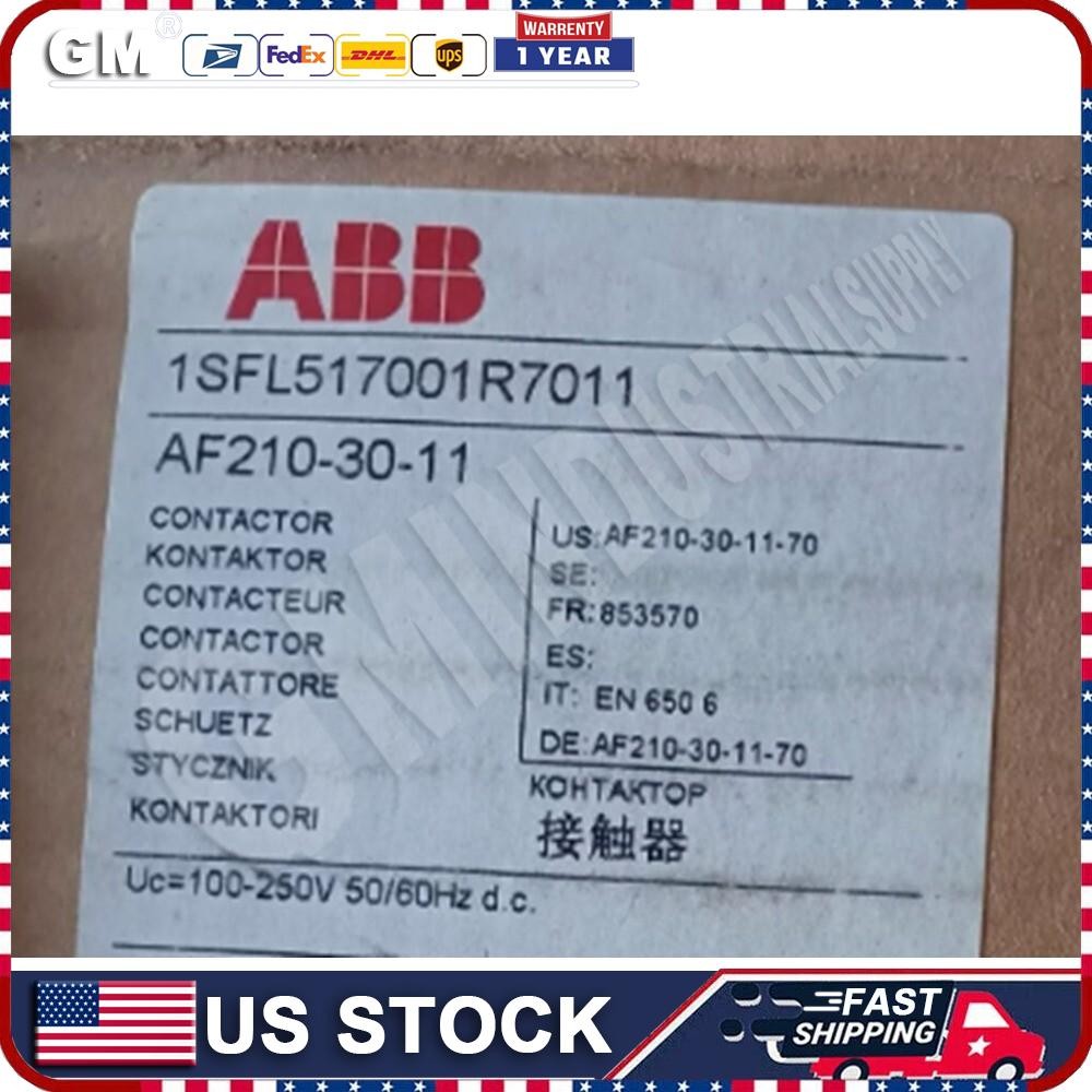 New ABB AF210-30-11 Contactor 100-250V 20-60V 48-130V