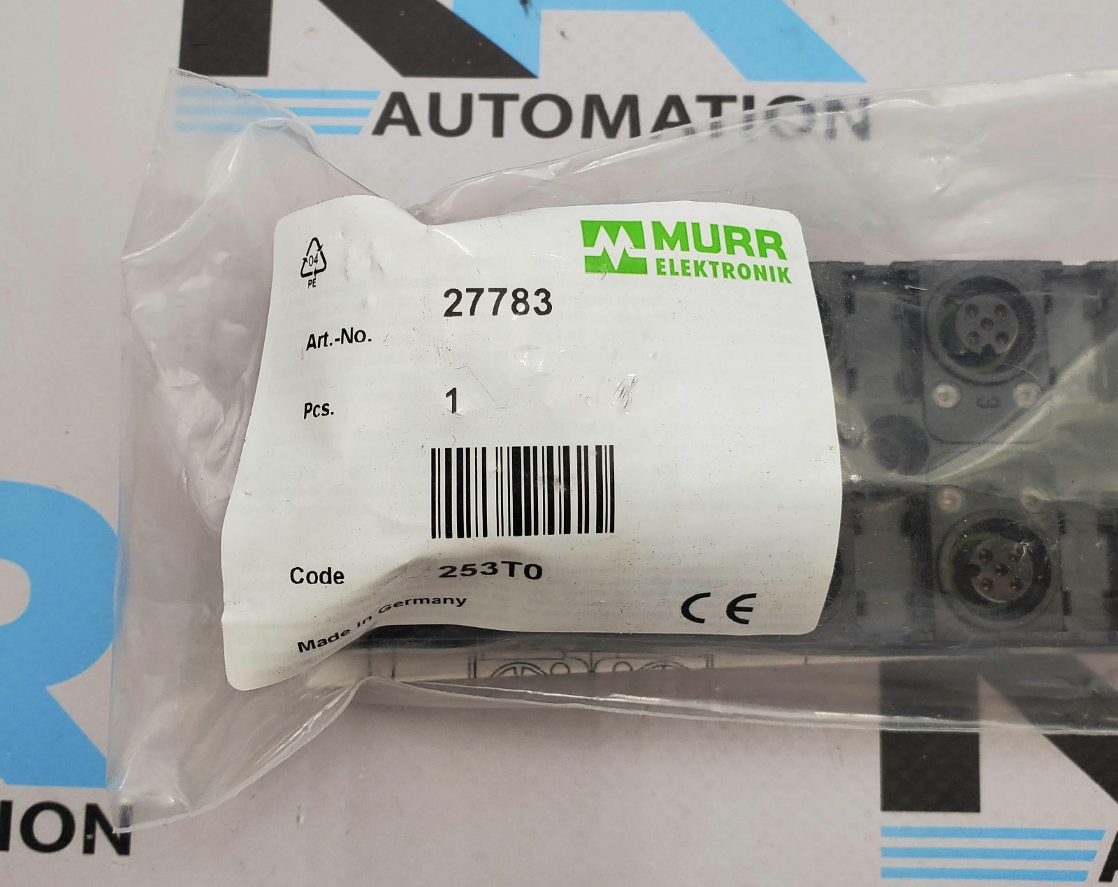 Murr Elektronik 27783 MVP12 6-Way Plug Connection 24V 7.5A 4A/Ch
