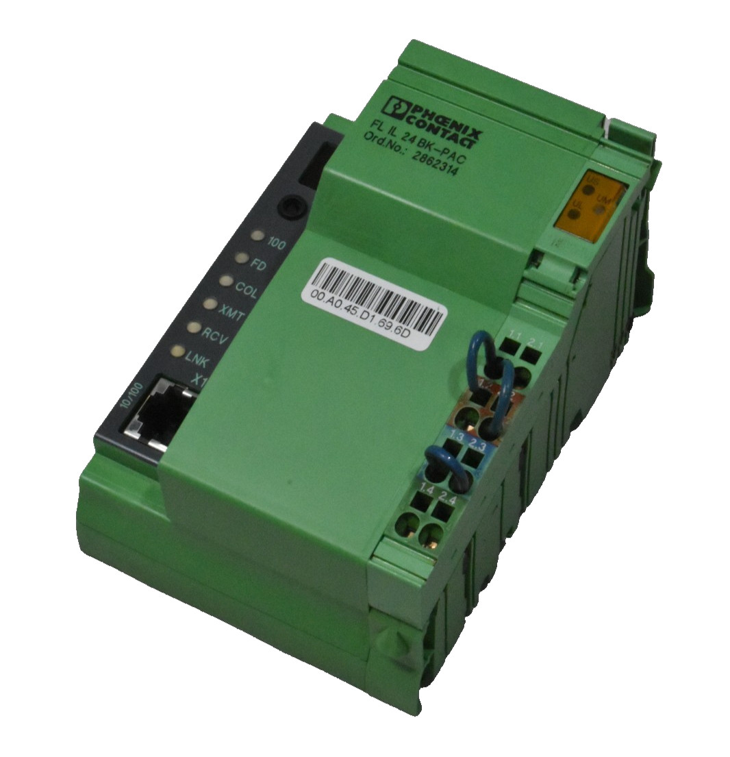 Phoenix Contact FL IL 24 BK-PAC Ethernet Inline Bus Coupler 2862314