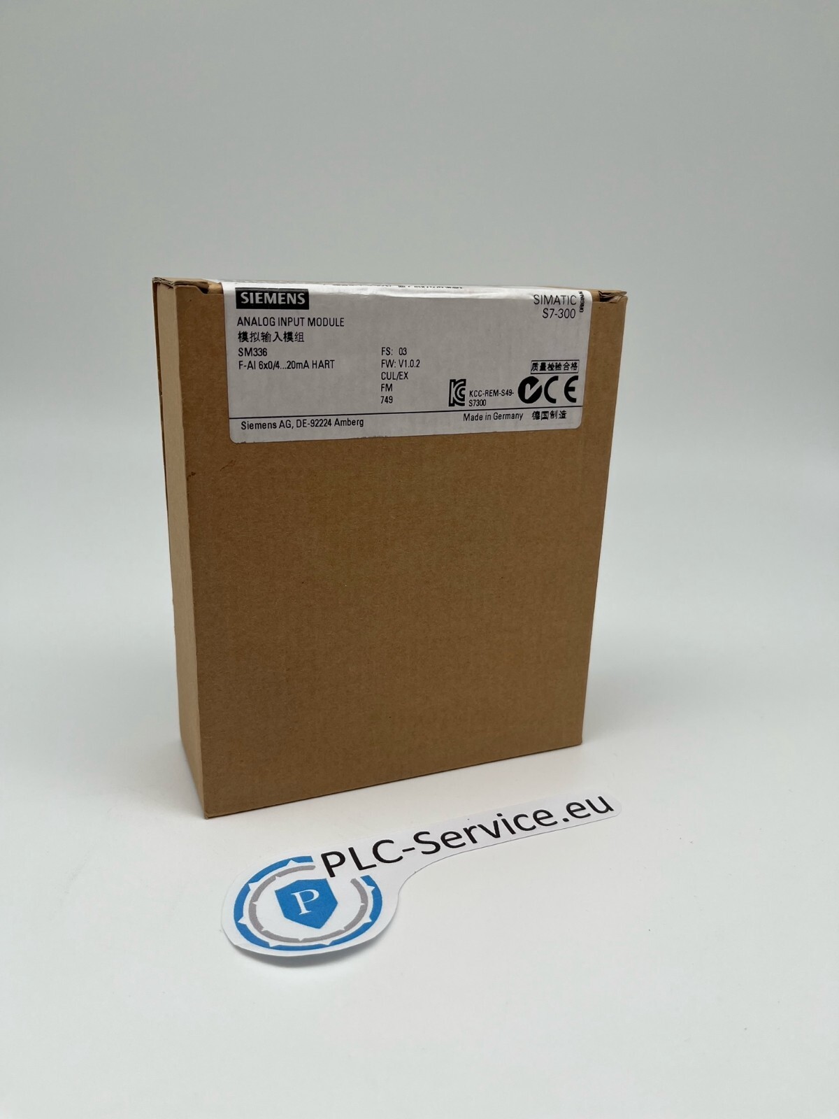 SIEMENS SIMATIC S7-300 6ES7 336-4GE00-0AB0 FS:3 SM336 F-AI 6x 6ES7336-4GE00-0AB0
