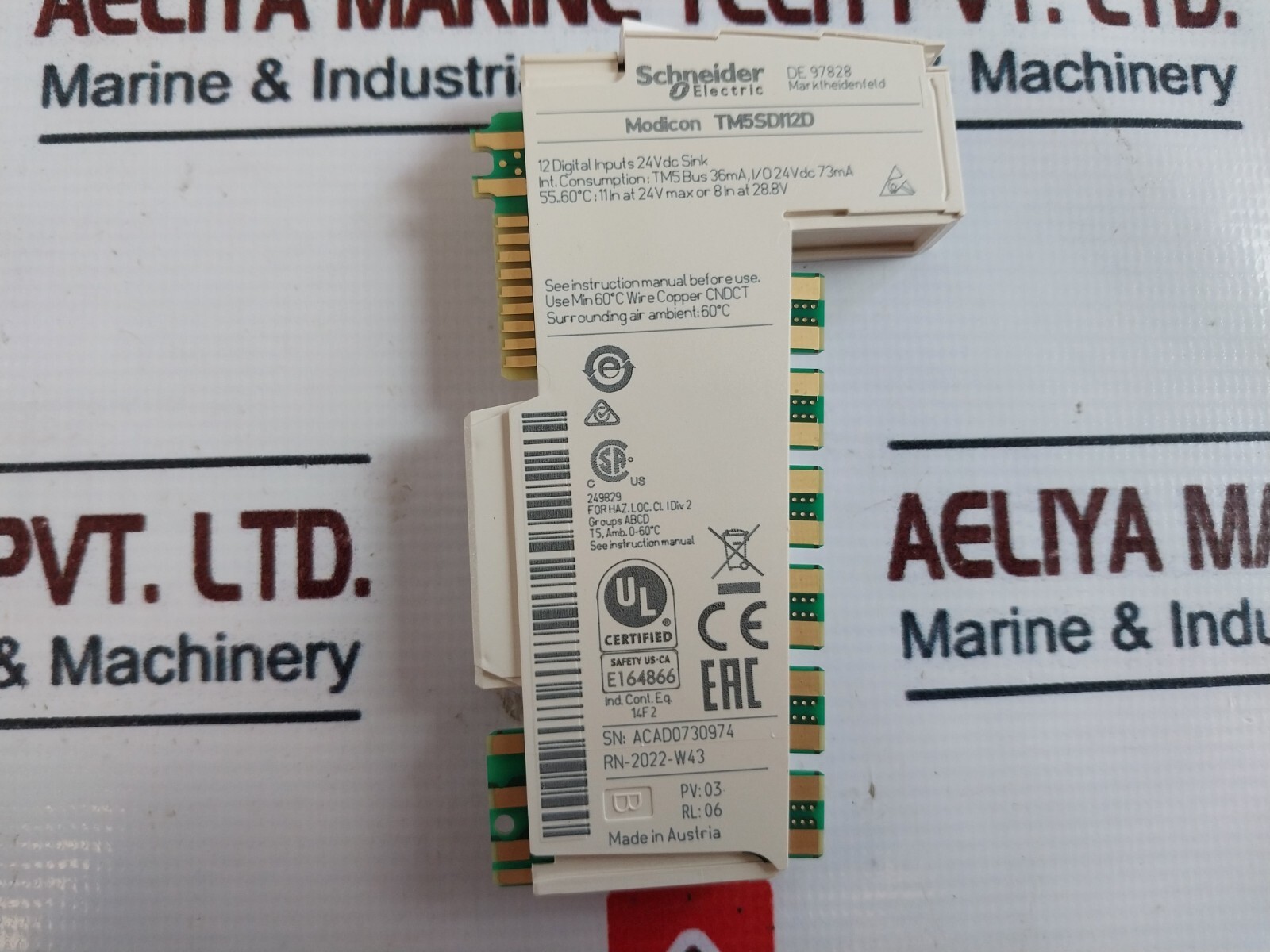 Schneider Electric TM5SDI12D Discrete Input Module SDI12D