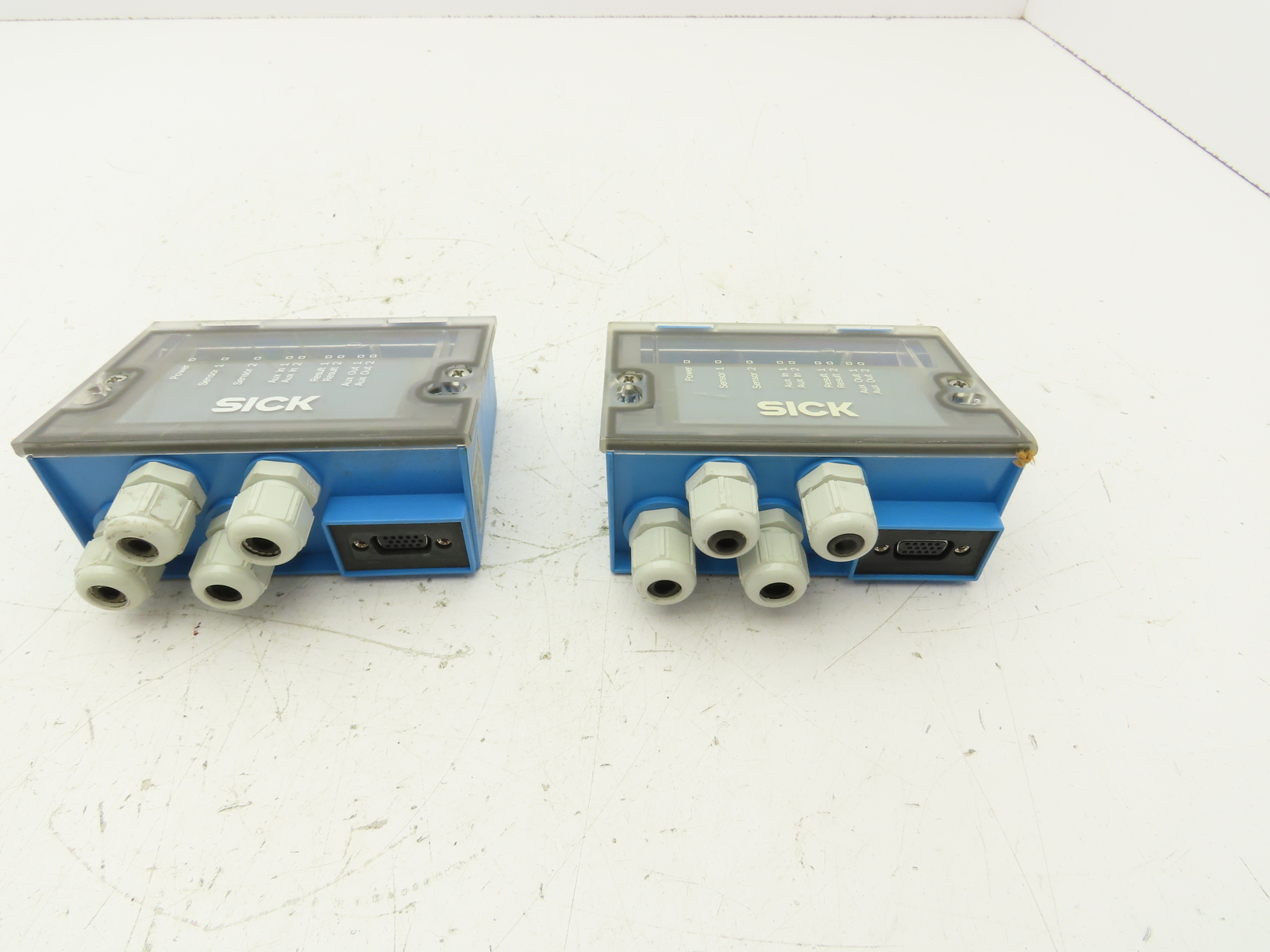SICK CDB620-001 Barcode Scanner Connection Box I/O Module Lot of 2