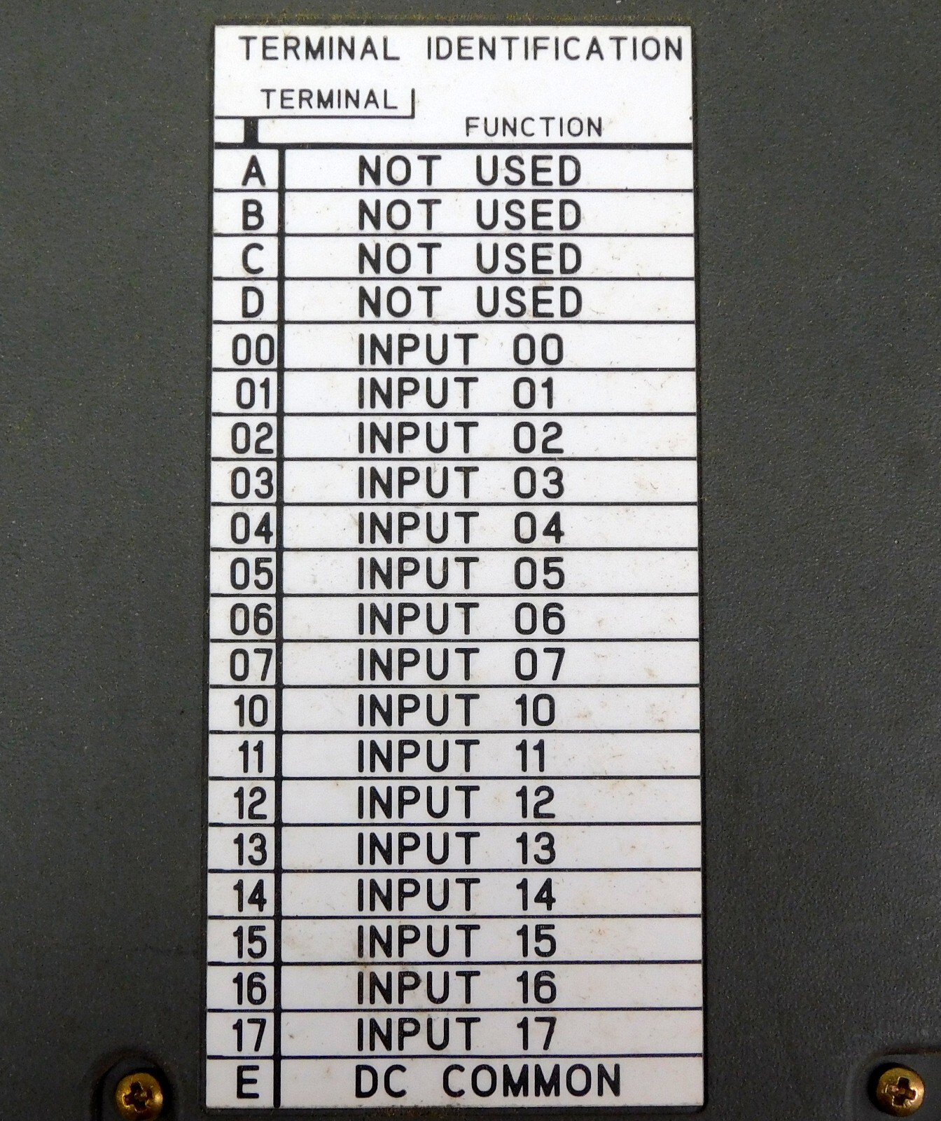 Allen Bradley 1771-IBD/B Input Module Back Plane 10 to 30V DC 130 mA Lot of Four