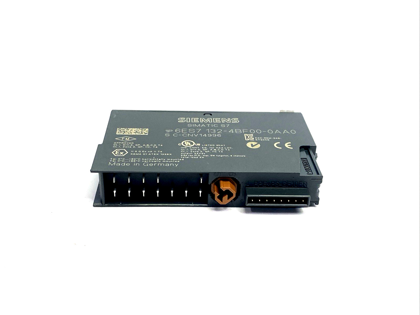 Siemens 6ES7132-4BF00-0AA0 ET200S Electronic Module Output Module 8DO DC24V/0.5A