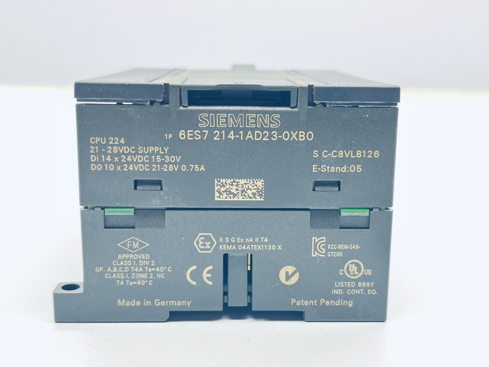 SIEMENS 6ES7 214-1AD23-0XB0 CPU MODULE 224 SIMATIC S7-200 24VDC