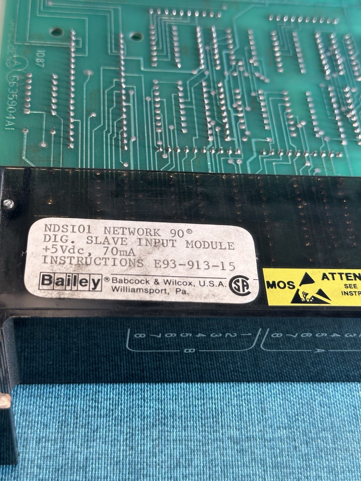Bailey NDSI01 Network 90 Digital Slave Input Module 6635905AI ABB infi90