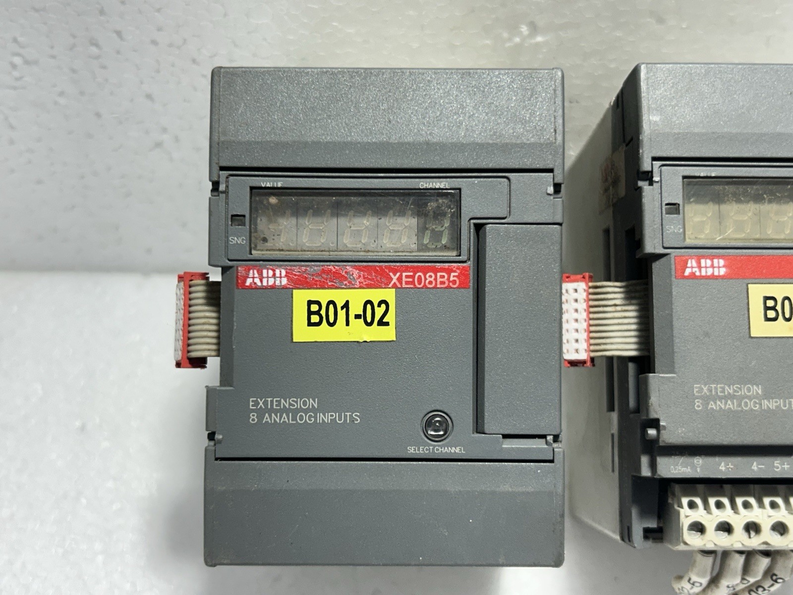 LOT OF 2 PCS ABB 1SBP260106R1001 ANALOG INPUT EXPANISON MODULE