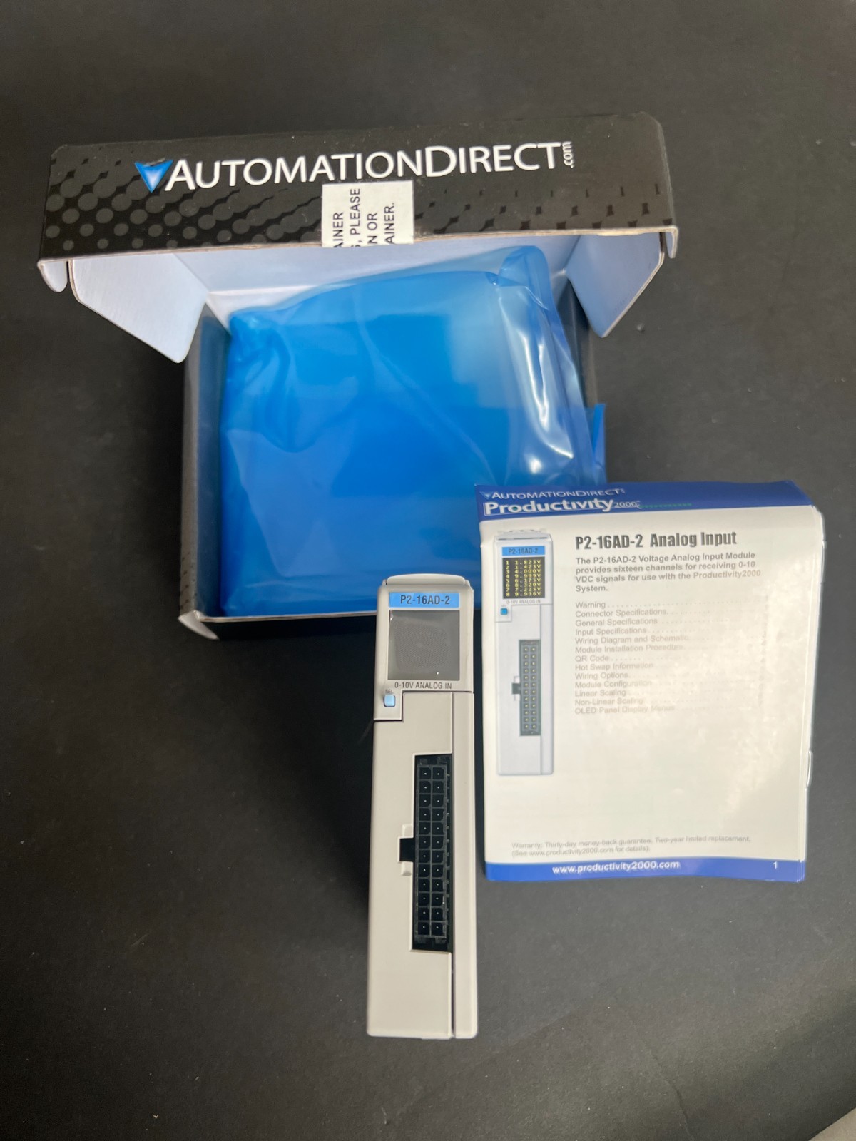 Automation Direct P2000 Analog Input Module P2-16AD-2
