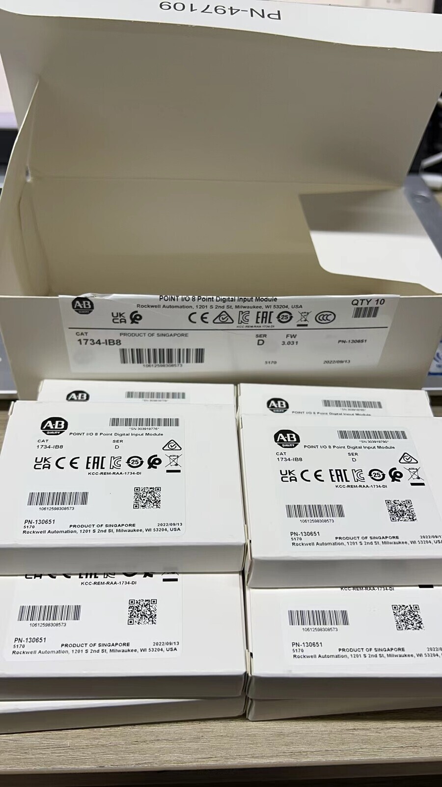 1734-IB8/D AB Digital Input Module POINT I/O 8 Point AB 1734IB8 serD