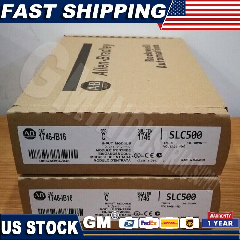 Allen-Bradley 1746-IB16 SER D SLC 500 PLC Digital Input Module US Free Tax