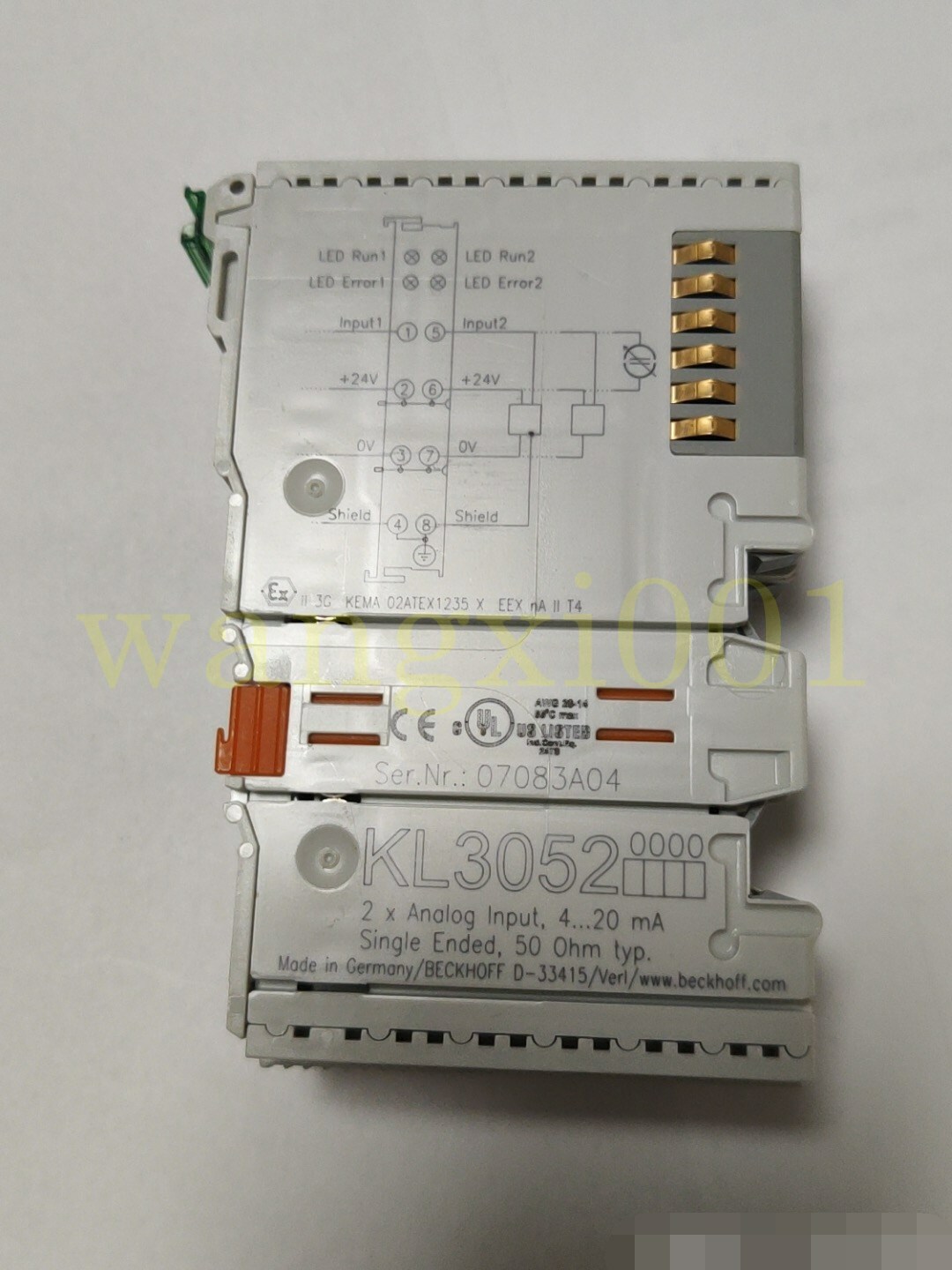 1pcs BECKHOFF KL3052 PLC module used test good DHL Fast delivery