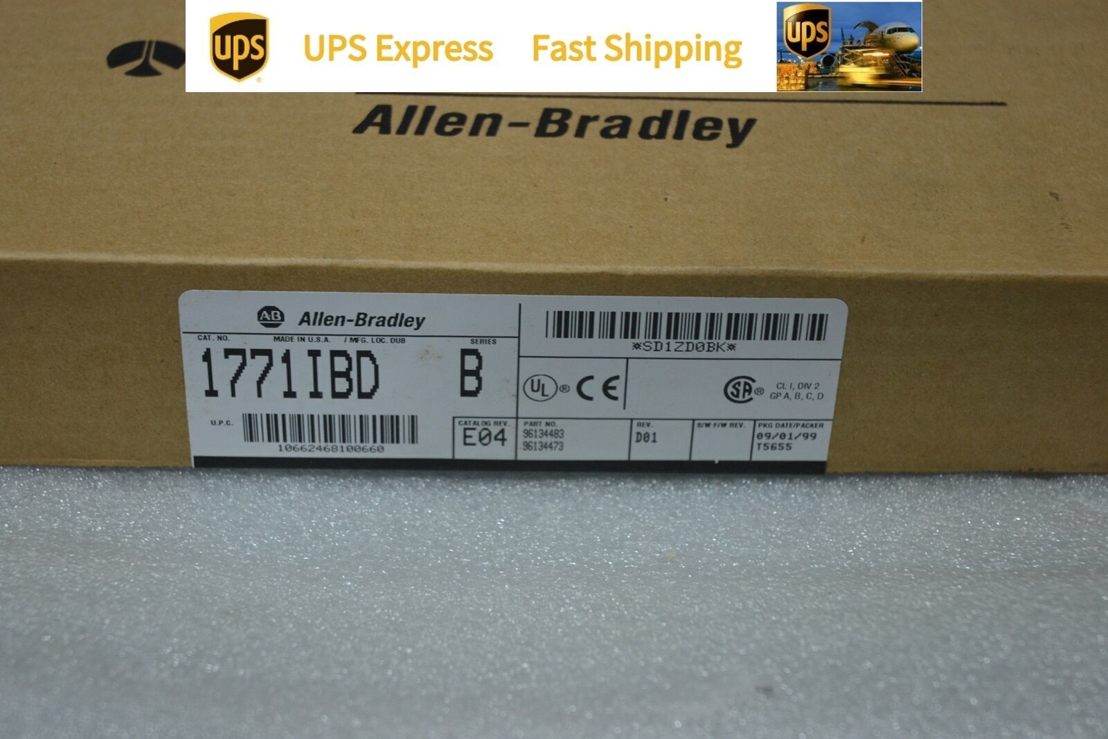 AB 1771-IBD B Input Module New In Box Spot Goods Expedited Shipping