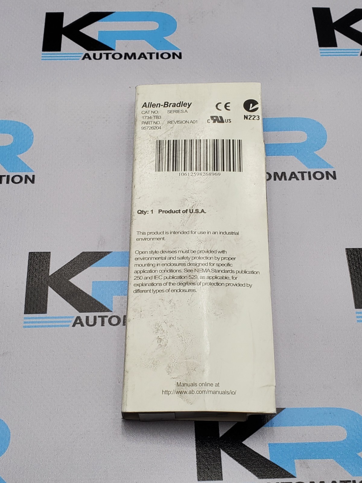 *Lot Of 10* Surplus Pre-Owned Allen Bradley 1734-TB3 Point I/O Module