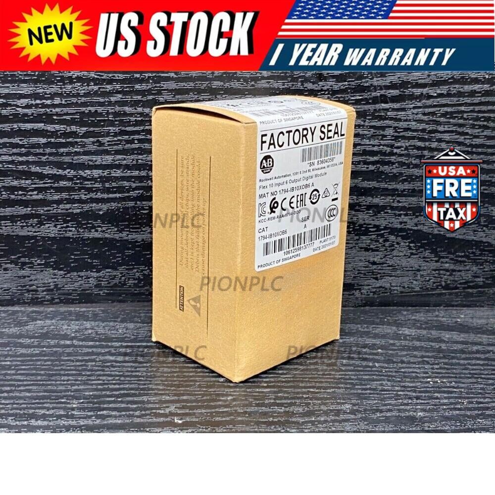 NEW Sealed 1794-IB10XOB6 A Flex I/O 24VDC Sink Input / Source Output US Free Tax