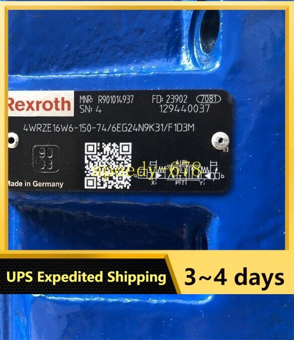 R901014937 4WRZE16W6-150-74/6EG24N9K31/F1D3M Proportional Valve UPS Shipping