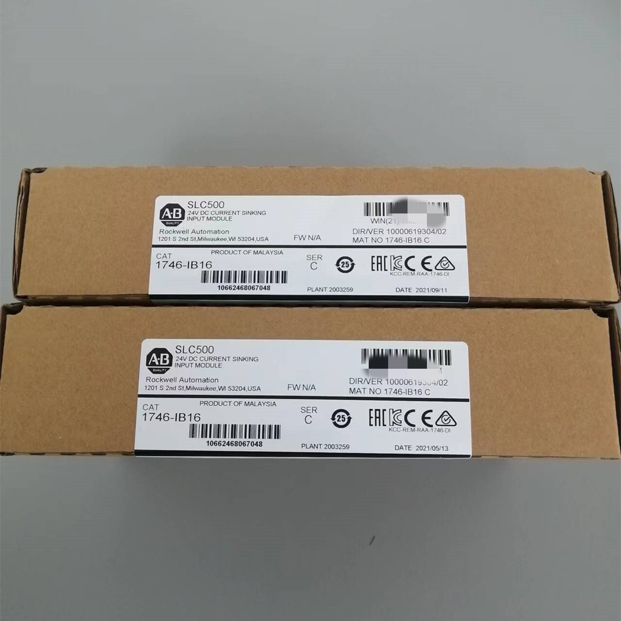 Allen Bradley 1746-IB16 SER C SLC 500 Digital Input Module PLC AB 1746IB16