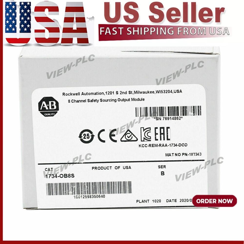 New Sealed AB 1734-OB8S Point I/O Safety Output Module 1734OB8S US Free Tax
