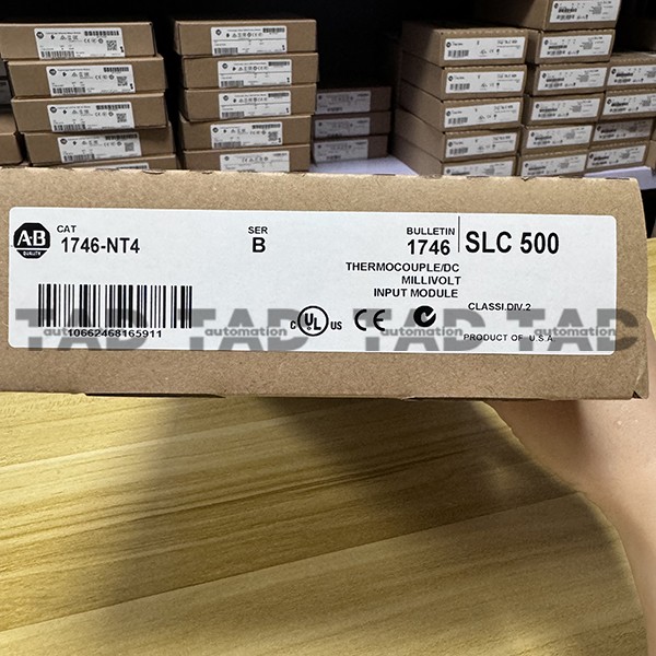New Genuine AB 1746-NT4 SLC 500 16‑Bit Thermocouple Input Module Free Shipping