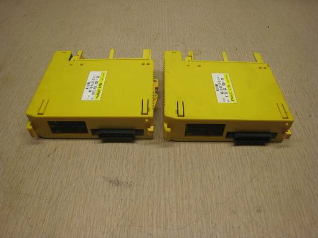 LOT OF 2 Fanuc I/O Module, A03B-0807-C104, AID16D, SOME DAMAGE TO PLASTIC