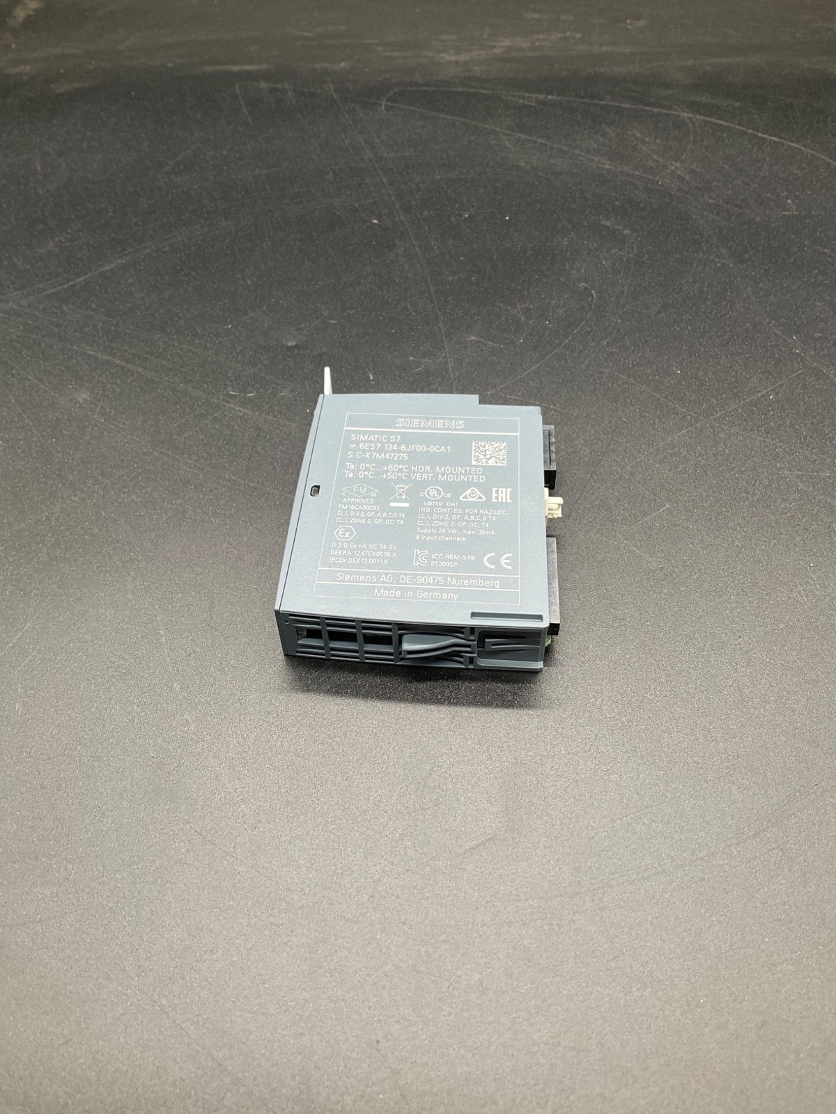 Siemens 6ES7134-6JF00-0CA1 SIMATIC ET 200SP Analog Input Module USED