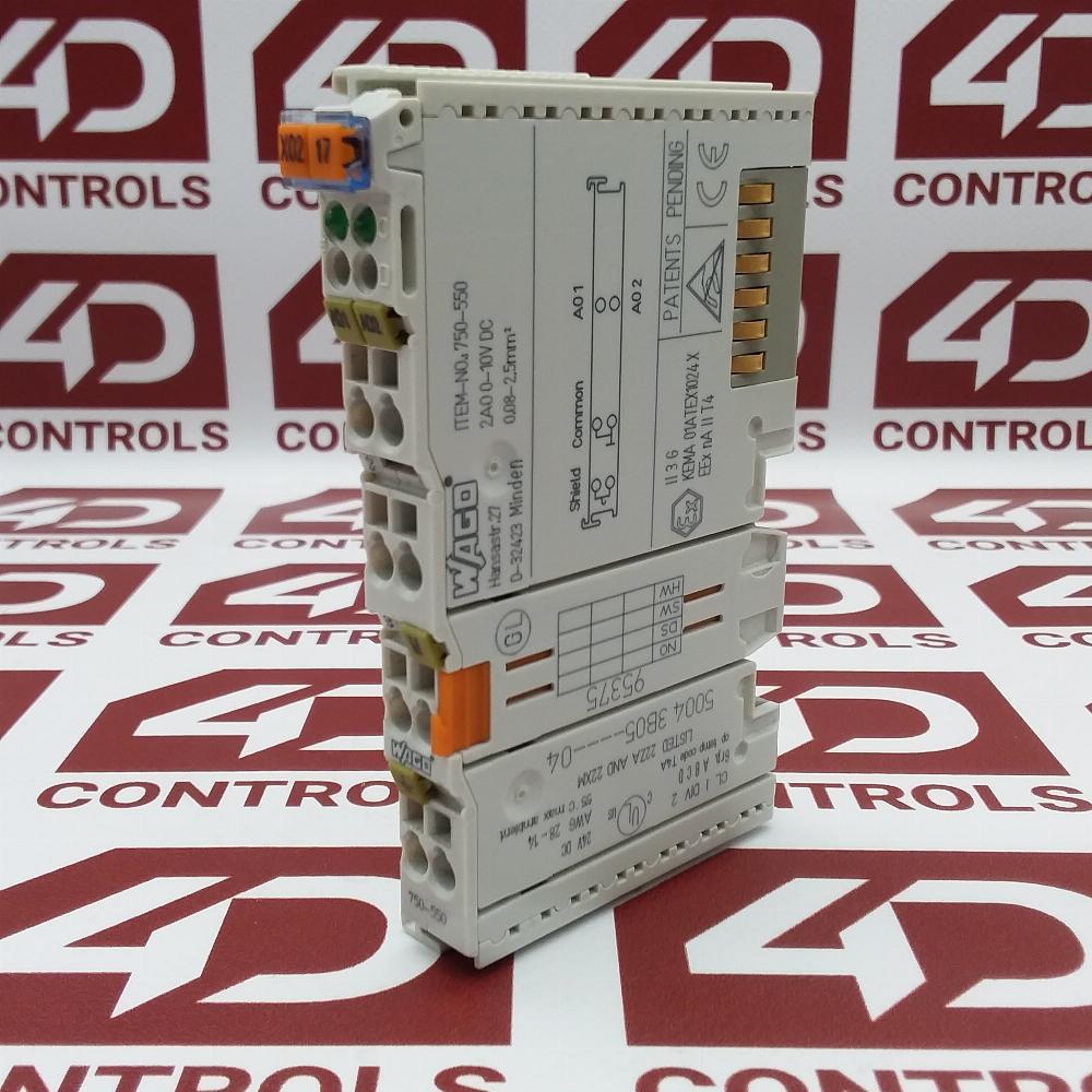 750-550 | WAGO | Analog Output Module, 0-10VDC, 12-Bits, 65mA, Used