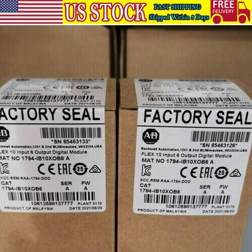 New Factory Sealed AB 1794-IB10XOB6 SER A Flex I/O Digital Combination Module