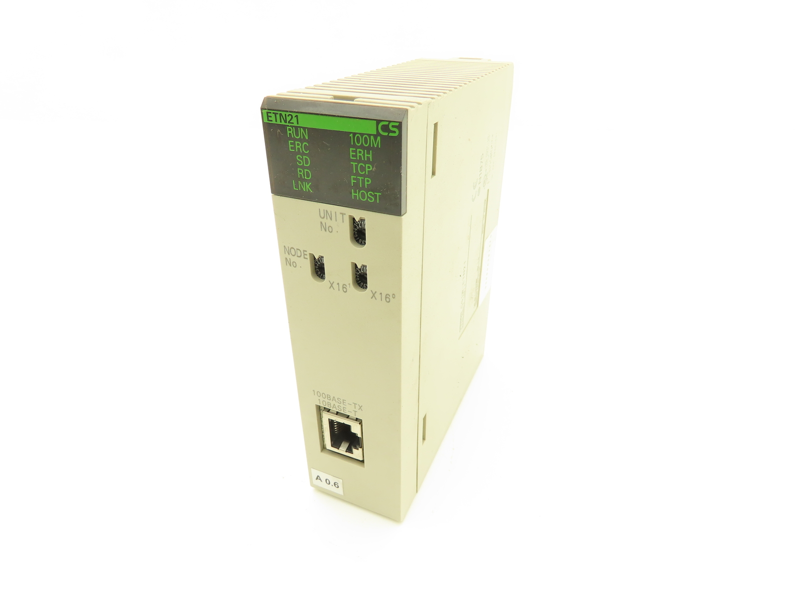 Omron CS1W-ETN21 Ver 1.5 Sysmac 100Base-TX Ethernet Unit