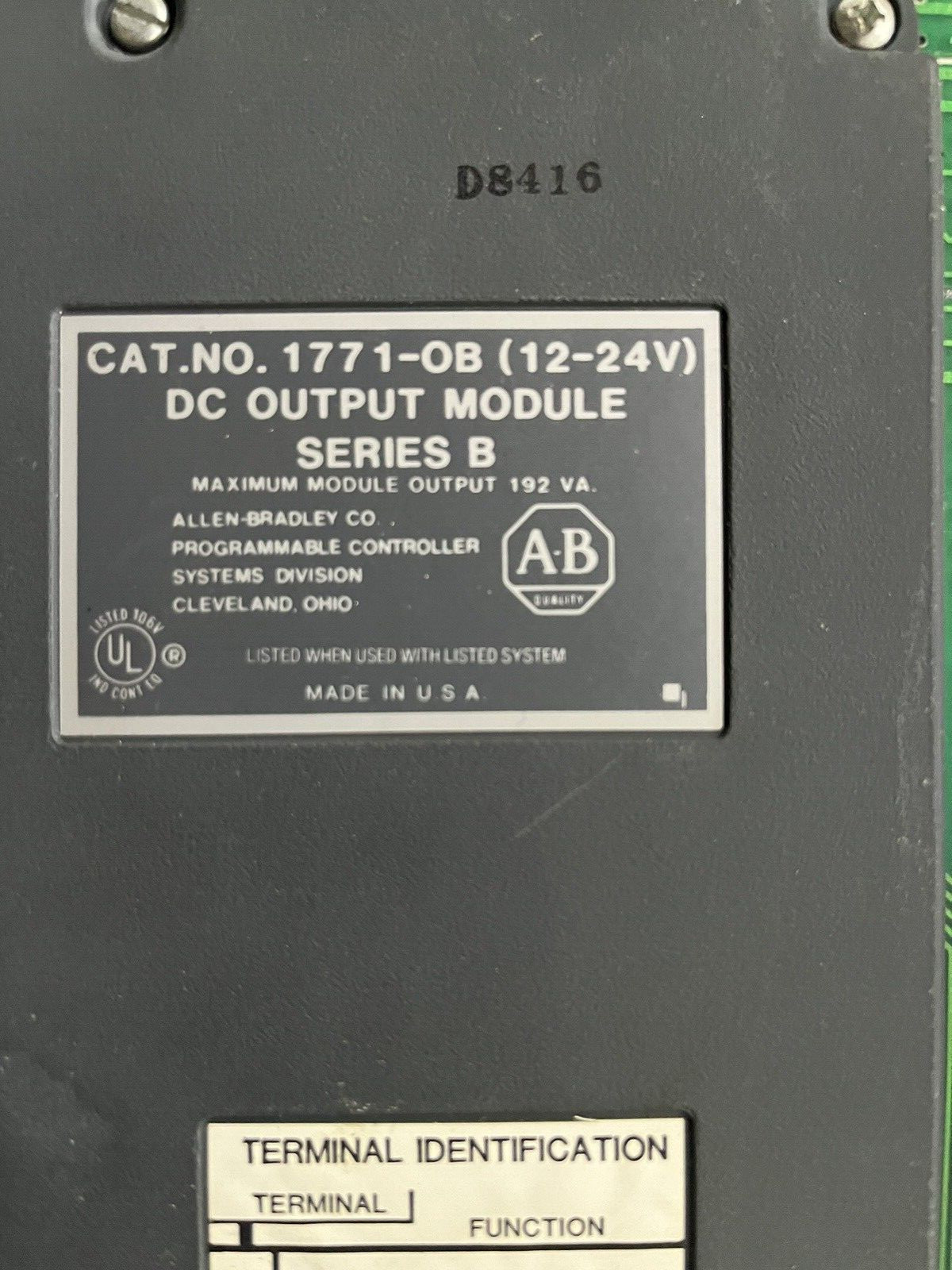ALLEN BRADLEY 1771-OB SERIES B UNIVERSITY SURPLUS WE SHIP INTERNATIONAL
