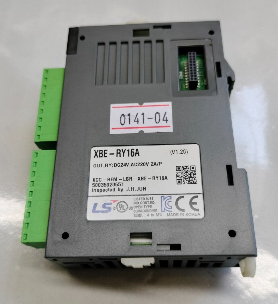 LS XBE-RY16A XBERY16A Output Module Programmable Logic Controller