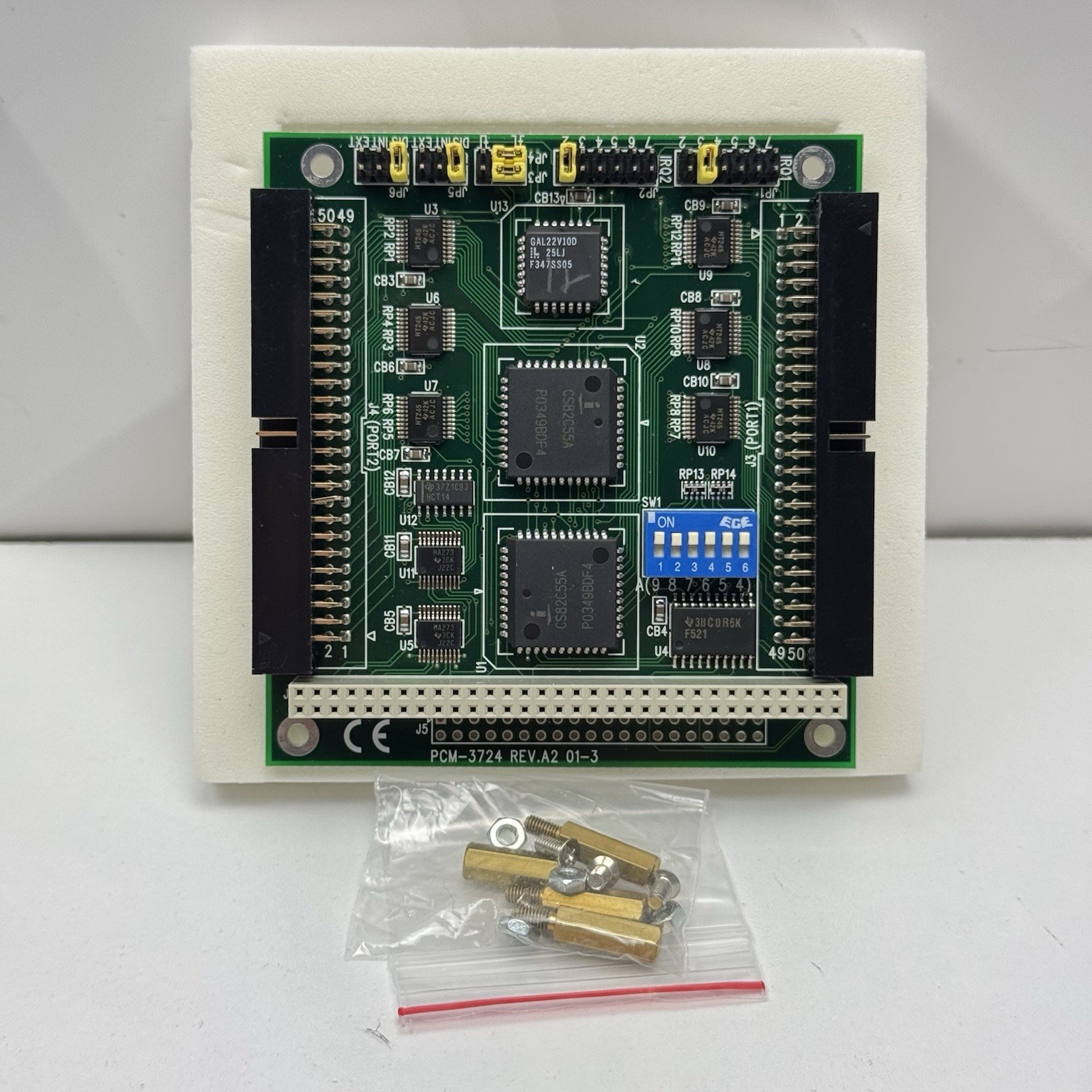 Advantech PCM-3724 48-channel digital I/O PC104 Module Rev A2 01-3