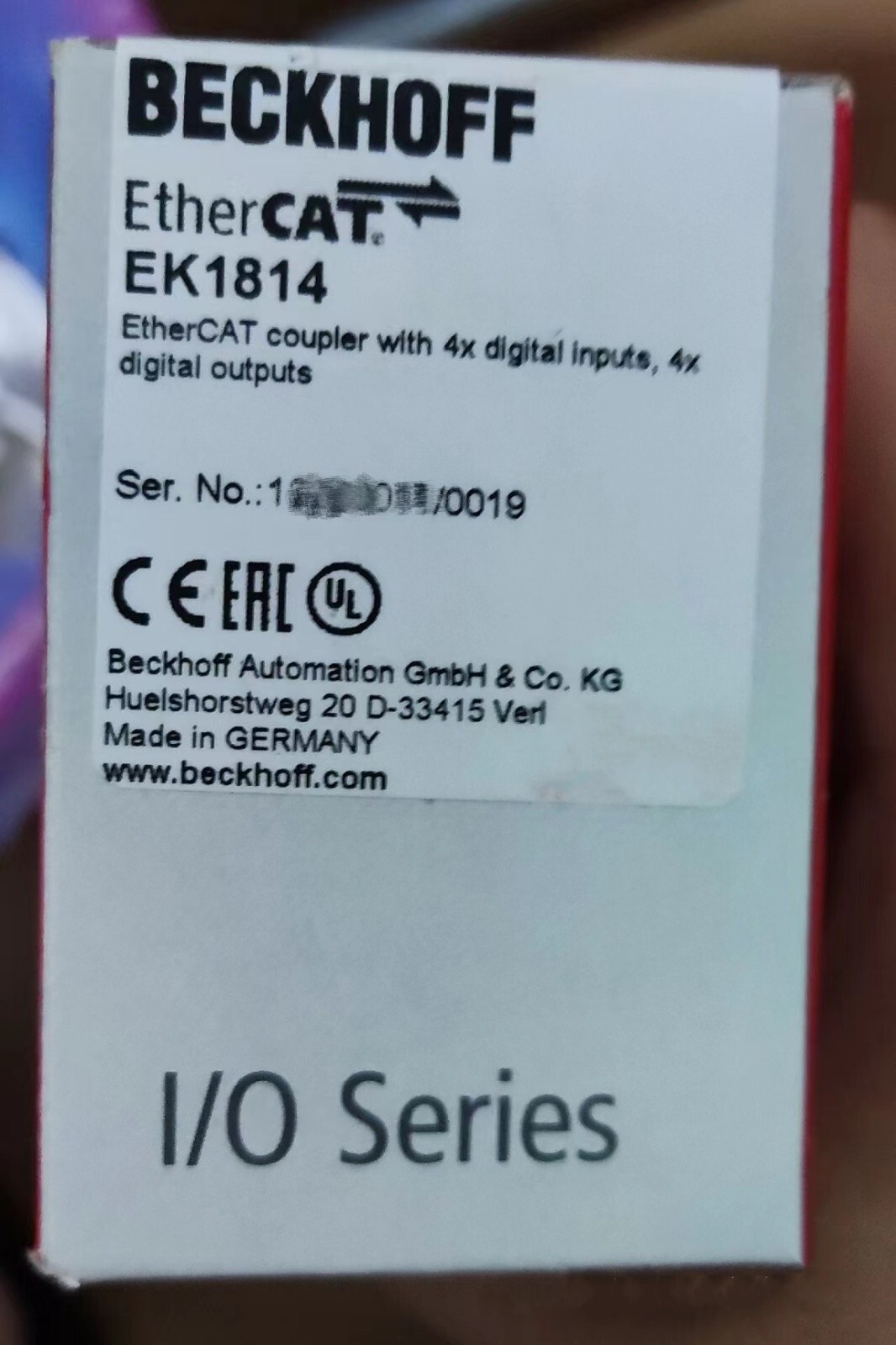 1pc Beckhoff EK1814 coupler module