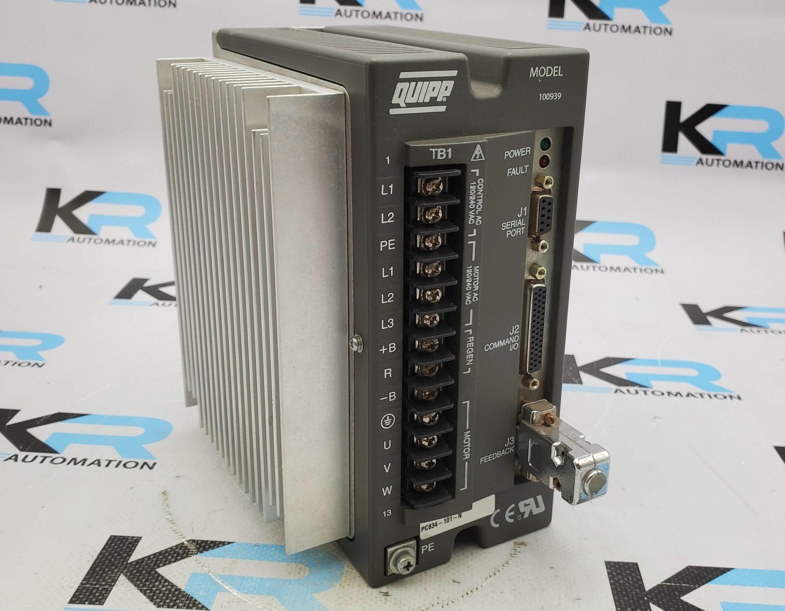 Pacific Scientific PC834-101-N Quipp 100939 Servo Drive 120/240V 1-3Ph 12-16A