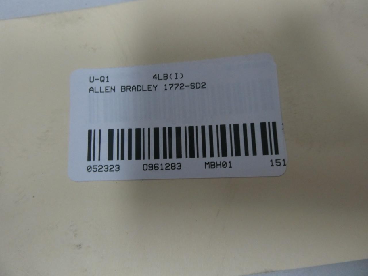 Allen Bradley 1772-SD2 Remote I/o Scanner Distribution Panel Ser A