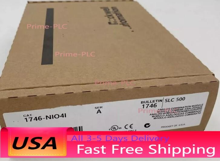 New Sealed AB 1746-NIO4I SLC 500 Analog Output Module 1746NIO4I