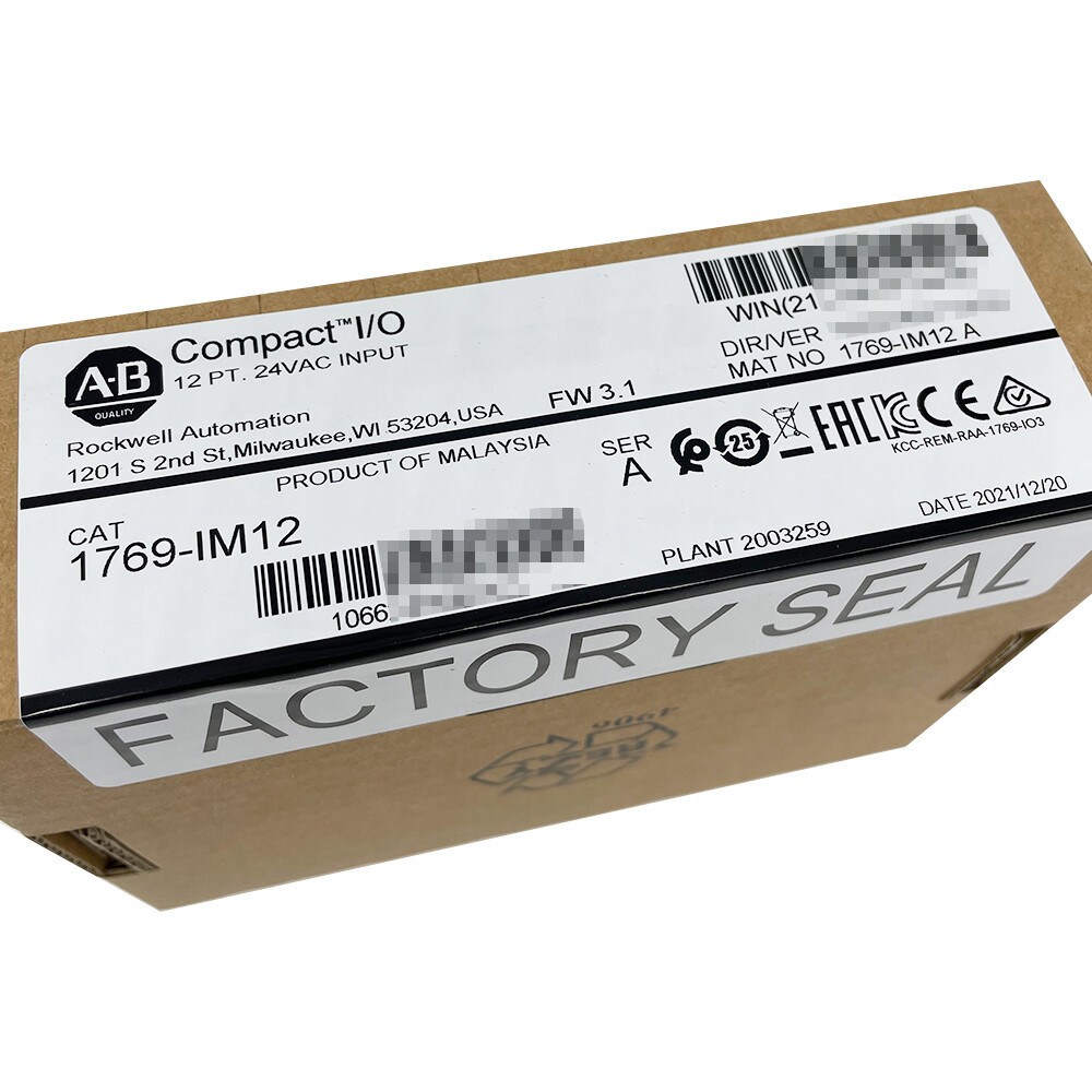 New AB 1769-IM12 /A Compact I/O 12-Points 240V AC Input Module 1769IM12 PLC US