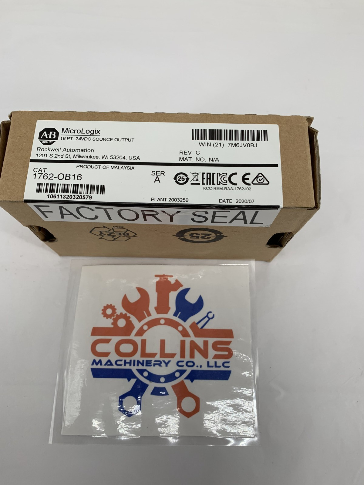 Allen-Bradley 1762-OB16 MicroLogix 16-Point Digital Expansion Output Module