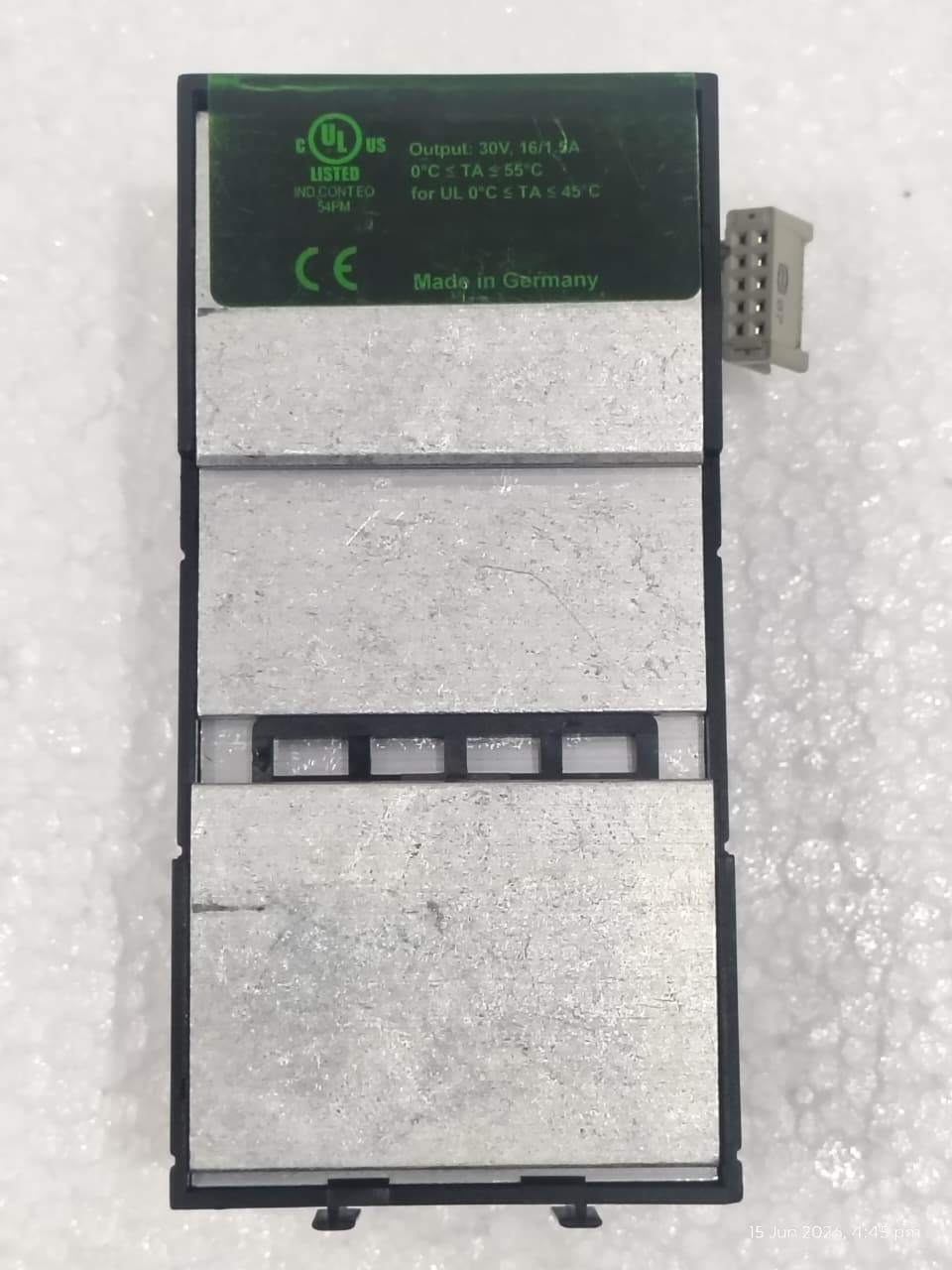 Used Murr Elektronik 56117 Cube20 DO16 Digital Output Module DIN Mount Free Ship