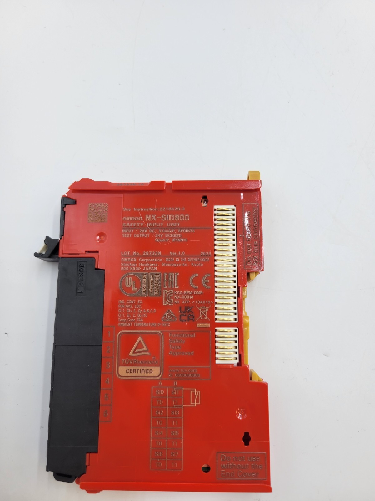 Omron NX-SID800 Safety Input Unit 24VDC 3.0mA 8 Point 24VDC 50mA/P 2 Point