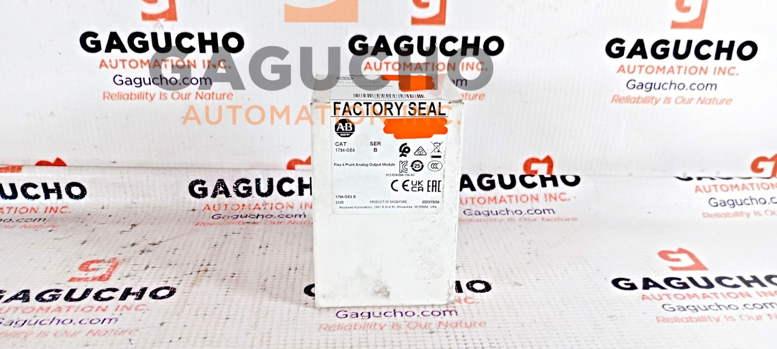 Sealed SURPLUS Allen Bradley 1794-OE4 /B FLEX I/O Analog Output 4-Ch 2022-23