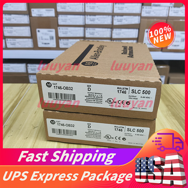 AB 1746-OB32 Allen-Bradley Ser D SLC500 Output Module 1746OB32 New Sealed TX