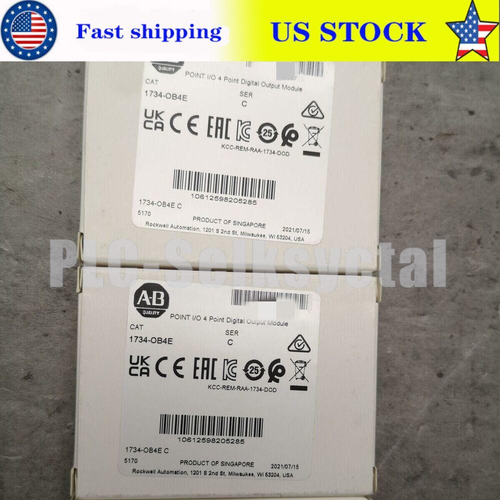 New Factory Sealed AB 1734-OB4E SER 4 Point Output Module 1734OB4E