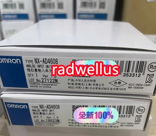 Genuine Omron NX-AD4608 Analog Input Unit NX-AD4608 Module New In Box