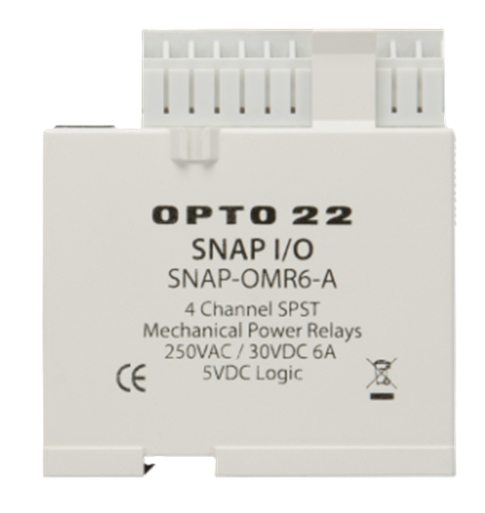 Opto 22 SNAP-OMR6-A Isolated 4-Channel Mechanical Power Relay Output Module