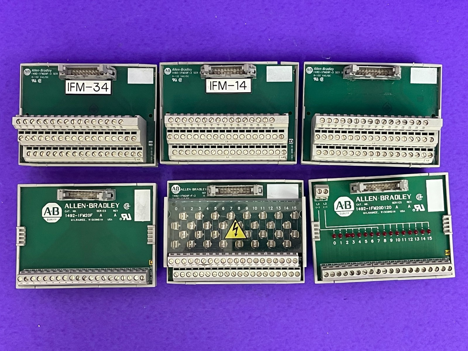Allen-Bradley Bulletin 1492 Digital Interface Modules (IFMs) [Lot of 6]