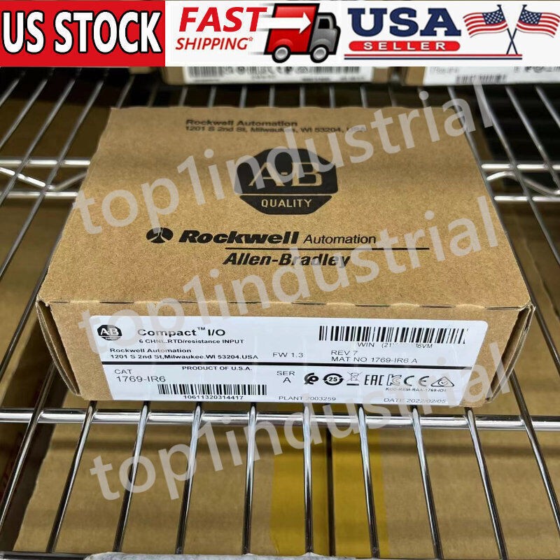 New Factory Sealed AB 1769-IR6 CompactLogix 6 Pt RTD Module 1769IR6 US Free Tax