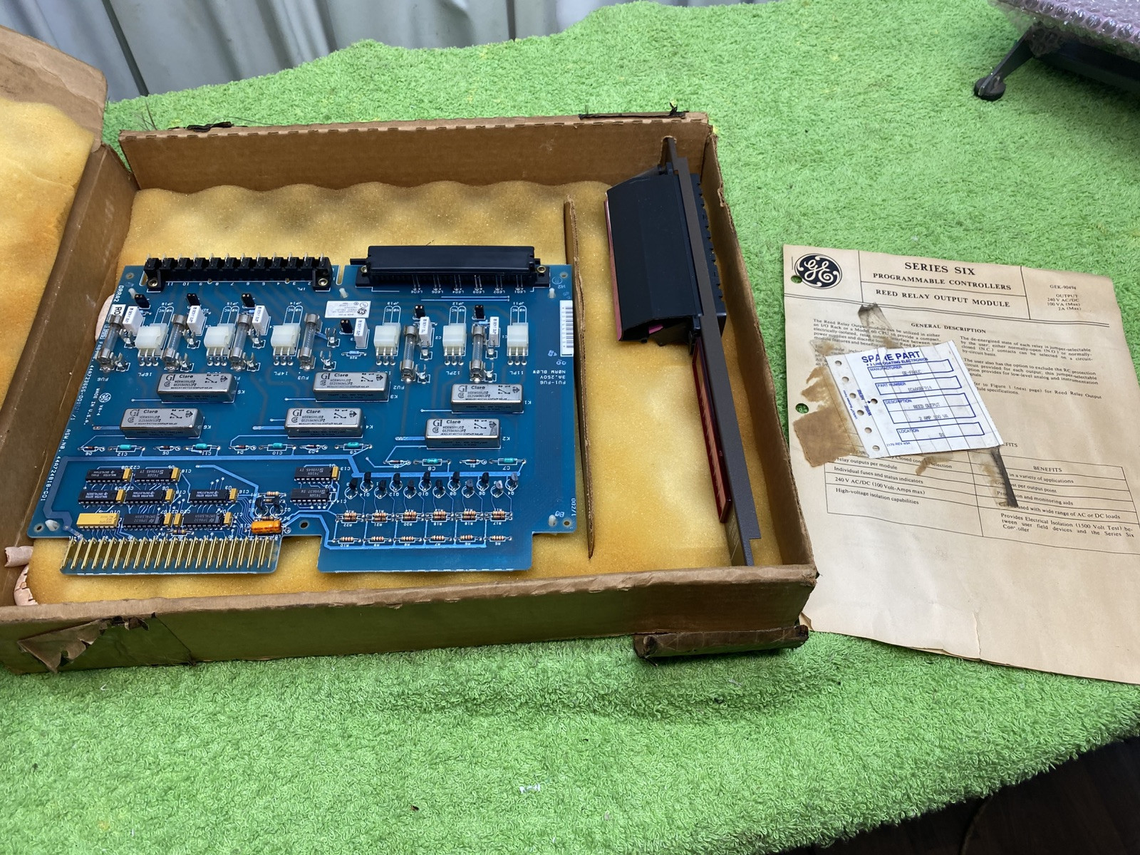 New old stock GE Fanuc IC600 BF914K Series Six Reed Relay Output Board card