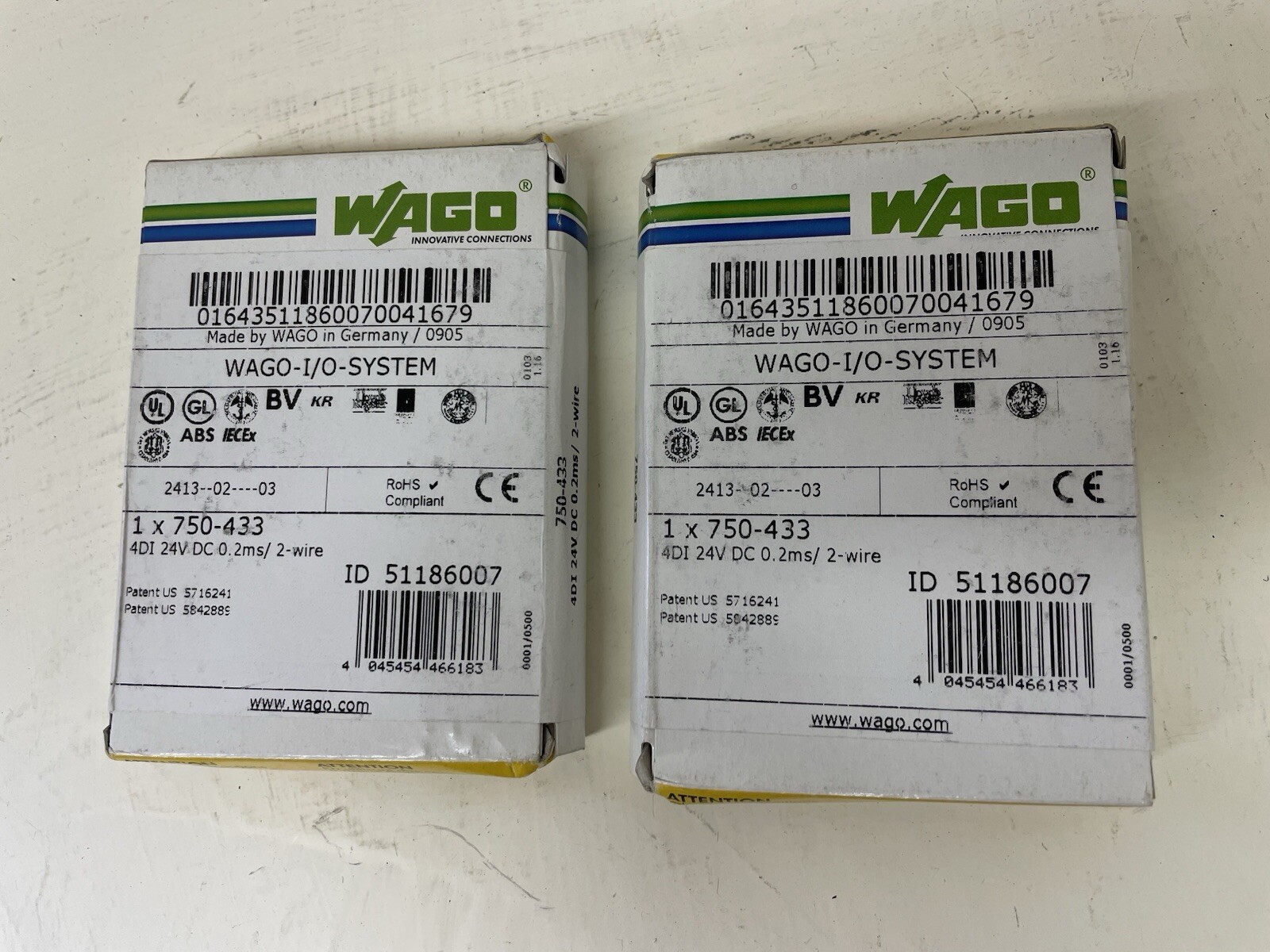 Wago 750-433, 4-Channel Digital Input Module 24VDC 0.2ms 2-Wire