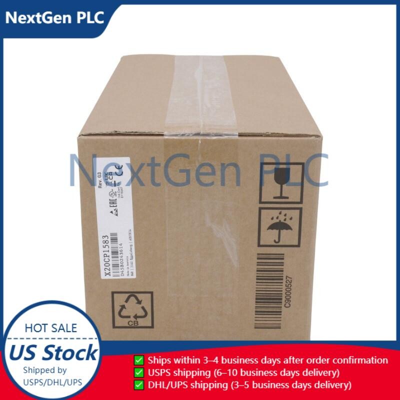 B&R X20CP1583 REV.G3 X20 CENTRAL UNIT CP 1583-